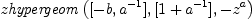 
\label{eq1}
z{\it hypergeom} \left( [-b,{a}^{-1}],[1+{a}^{-1}],-{z}^{a} \right)
